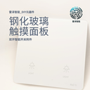 86型开关_钢化玻璃面板_触摸双开